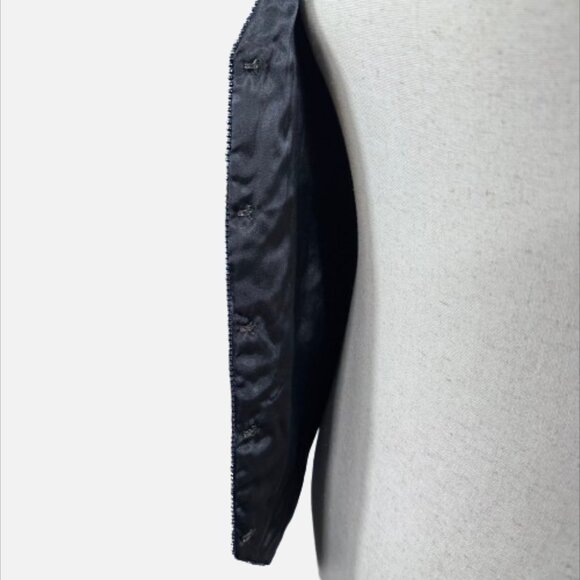 Liz Claiborne Womens Silk Beaded Fairy Waistcoat Vest Whimsigoth Witchy (Size M) - Picture 8 of 16